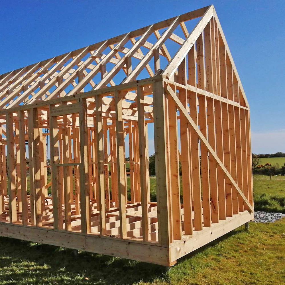 cabin buildtimber frame